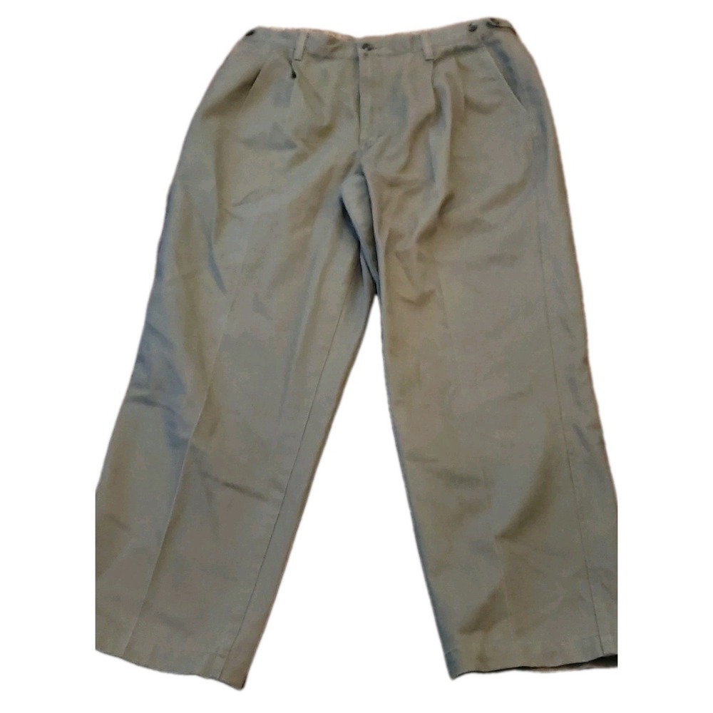 Roundtree & Yorke Travel Smart Men's 36X32 Classic Fit Pleated Cuff Dress Pants